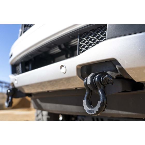 Ford Tow Hook to Shackle Conversion Kit Mounts & Standard D-Rings 19-20 Ranger Rough Country 4