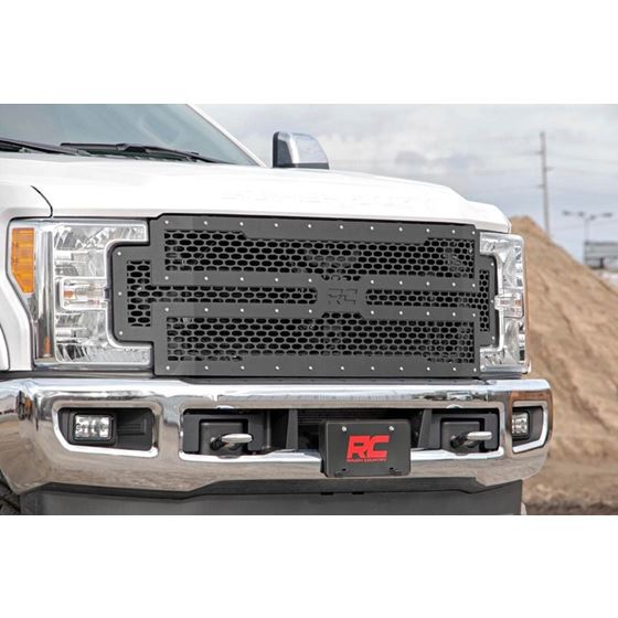 Mesh Grille Ford F-250/F-350 Super Duty 2WD/4WD (2017-2019) (70213) 4