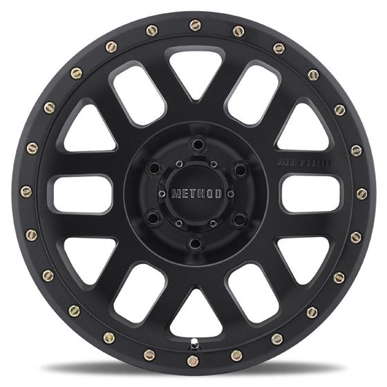 MR309 Grid 18x9 0mm Offset 6x5.5 108mm Centerbore Matte Black 2