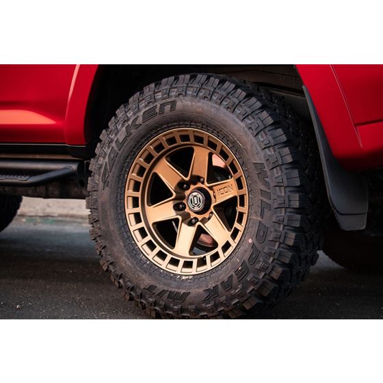 RAIDER SATIN BRASS - 17 X 8.52