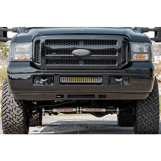 Ford 20 Inch LED Bumper Kit Black Series w/Amber DRL 05-07 F-250/350 Rough Country 2