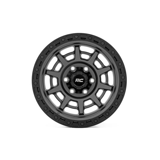 85 Series Wheel Simulated Beadlock Gunmetal Gray/Black 17x9 6x5.5 -12mm (85170912A) 2