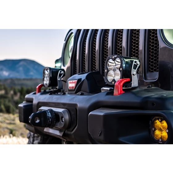 Jeep JL/JT Rubicon Steel Bumper LED Light Kit XL Sport w/Upfitter 2
