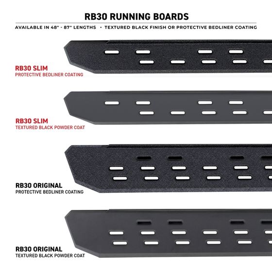 RB30 Running Boards with Mounting Bracket Kit (69644568PC) 4