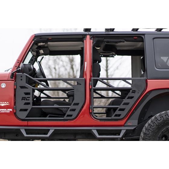 Tubular Doors Front Jeep Wrangler JK/Wrangler Unlimited (2007-2018) (10586A) 2