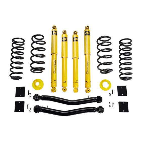 2-Inch Suspension Lift Kit with Front/Rear Coil Springs Front/Rear Shocks Front Lower Control Arms F