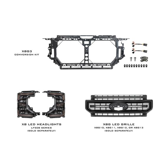 XBG: Ford Super Duty Front End Conversion Kit (17-19 to 20-22) (XBG3) 4