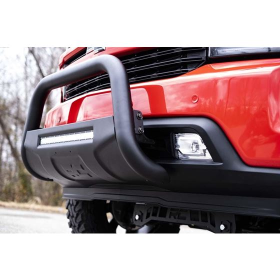 Black LED Bull Bar Chevy Silverado 1500 2WD/4WD (2019-2022) (B-C4072) 4