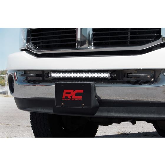 LED Light Kit Bumper Mount 20" Black Single Row Ram 2500/3500 (10-18) (70568BL) 2