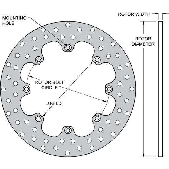 Super Alloy Drilled Rotor 2