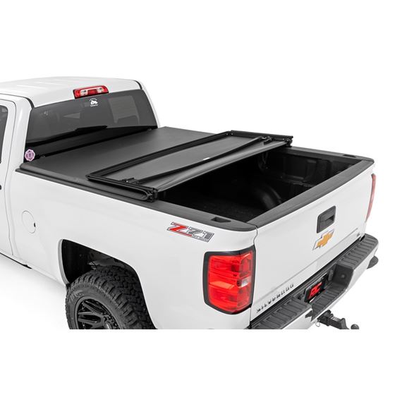 Bed Cover - Tri Fold - Soft - 6'7" Bed - Chevy/GMC 1500 (14-18) (41214650) 2