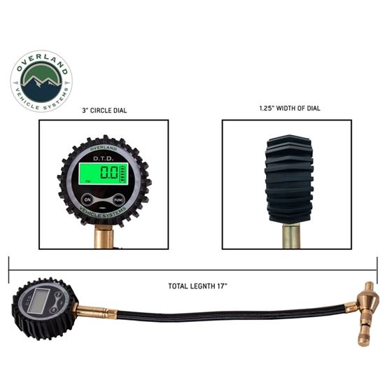 Digital Tire Deflator with Valve Kit and Storage Bag 4