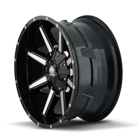 ARSENAL 8104 GLOSS BLACKMACHINED FACE 17X9 512751397 12MM 87MM 2