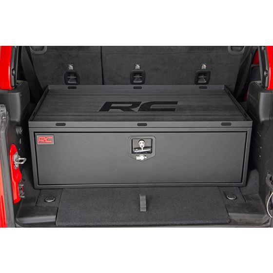 Storage Box Metal Slide Out Lockable Drawer Jeep Wrangler JL/Wrangler Unlimited (18-24) (99030) 2