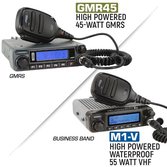 55 Watt M1-V - Business Band VHF Ford Raptor Two-Way Mobile Radio Kit 2