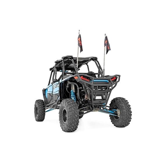 Tubular Bumper Rear w/ Receiver Hitch Polaris RZR XP 1000 (93118) 2