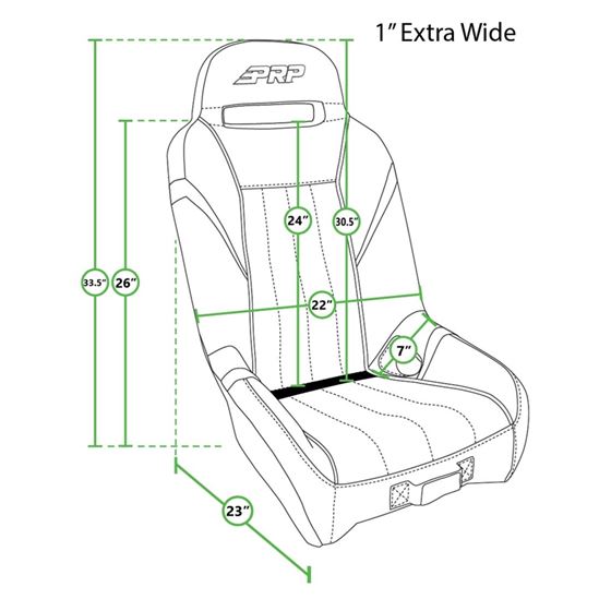 GT/S.E. Extra Wide Suspension Seat 2