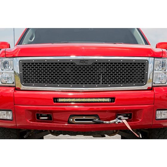 Mesh Grille Chevy Silverado 1500 2WD/4WD (2007-2013) (70194) 4