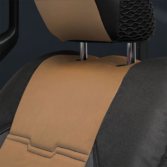 GEN2 Neoprene Front and Rear Seat Cover Kit (Tan/Black) (578125) 2