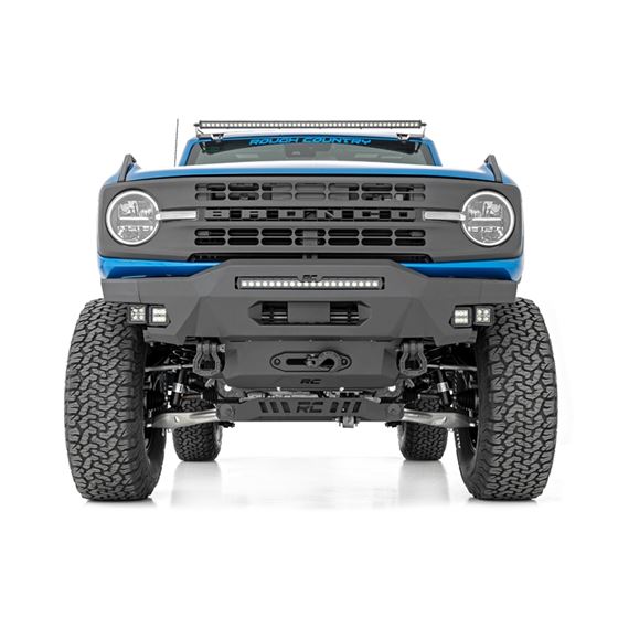 Front Bumper Modular Stubby Wings DRL Ford Bronco 4WD (2021-2024) (51078) 4