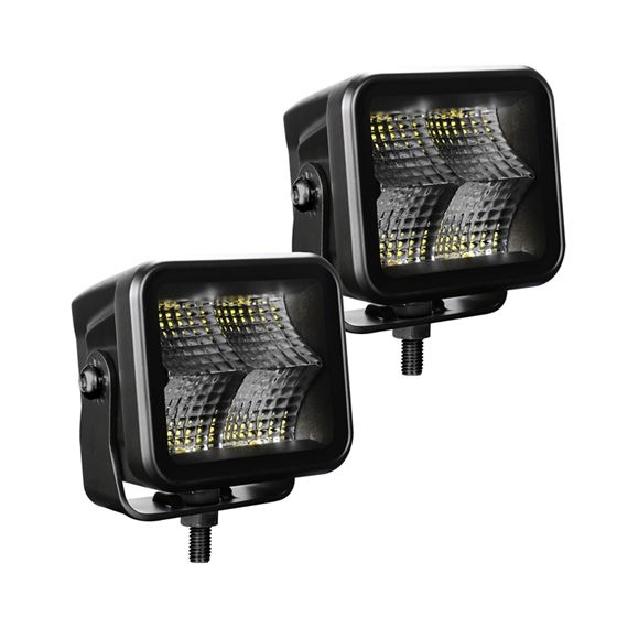 Blackout Series Lights - Pair of 2x2 Cube Flood Light Kit (750200321FCS) 2