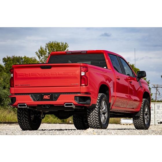 3.5 Inch Lift Kit N3 Struts Chevy Silverado 1500 2WD/4WD (2019-2024) (29532RED) 4
