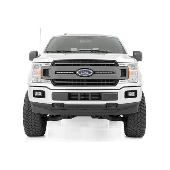 LED Light Kit Grille Mount 10" Chrome Slimline Pair Ford F-150 (18-20) (70809) 4