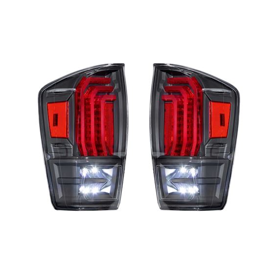 XB LED Tail Lights: Toyota Tacoma (16-23) (Pair / Clear Lens) (LF702) 2