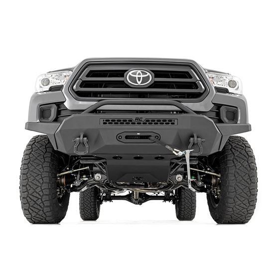 Front Bumper High Clearance 12000-Lb Pro Series Winch Synthetic Rope Tacoma 4WD (16-23) (10717) 2