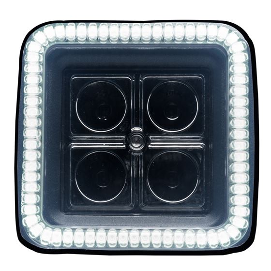 ORACLE Off-Road 3in. 20W Square Spotlight with Halo 1