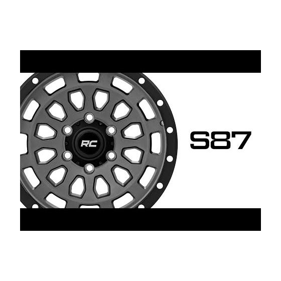 87 Series Wheel Simulated Beadlock Gray/Black 17x8.5 6x5.5 +0mm (87170912G) 2