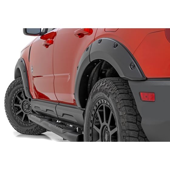 Pocket Fender Flares JS Iconic Silver Ford Bronco Sport 4WD (2021-2024) (F-F11612A-JS) 2