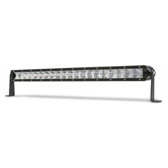 Single Row LED Light Bar With Chrome Face 20.0 Inch 2