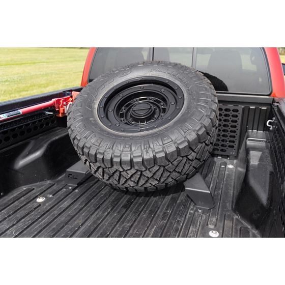 Bed Mount Spare Tire Carrier Universal (5x5.5 6x5.5 6x135 and 5x5.0 Bolt Patterns) (73110) 4