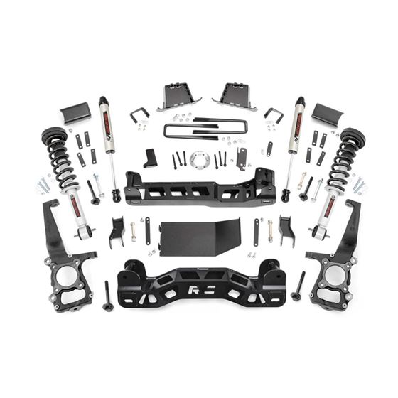 6 Inch Suspension Lift Kit Lifted Struts and V2 Shocks 14 F150 4WD 2