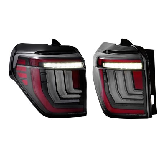 XB LED Tail Lights: Toyota 4Runner (10-24) (Pair / Smoked) (Gen 2) (LF739) 2