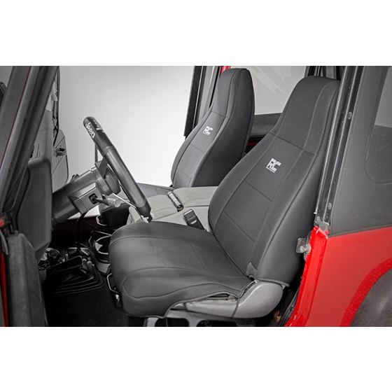 Seat Covers Front and Rear Jeep Wrangler YJ 4WD (1987-1990) (91008) 2