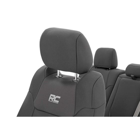 Toyota Neoprene Front and Rear Seat Covers 1420 Tundra Crew Cab 4