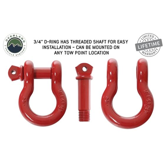 Recovery Shackle 34 475 Ton  Red 2