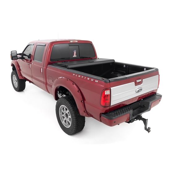 Hard Tri-Fold Flip Up Bed Cover 6'10" Bed Ford F-250/F-350 Super Duty (99-16) (49214651) 4