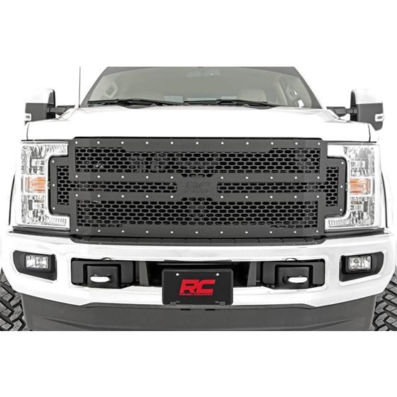 Ford Mesh Grille 17-19 Super Duty Rough Country 2