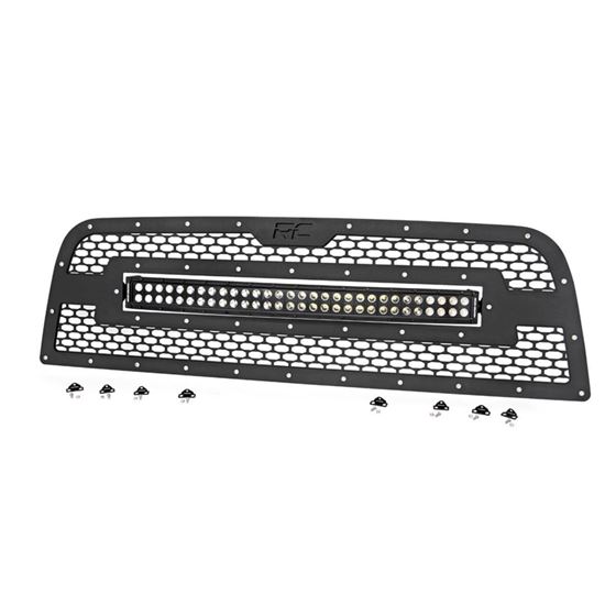 Mesh Grille 30" Dual Row LED Black Ram 2500/3500 (13-18) (70152) 2