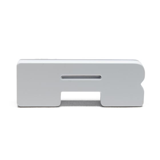 Universal Illuminated LED Letter Badges - Matte White Surface Finish - R (3140-R-005) 2