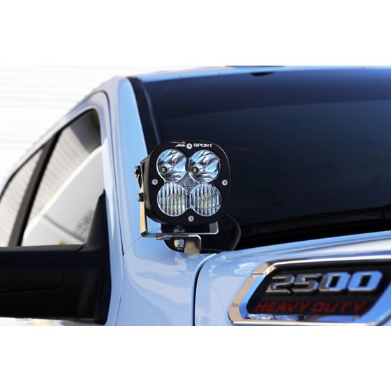 Dodge Ram LED Light Pods For Ram 2500/3500 19-On A-Pillar Kits XL Sport Driving Combo 2