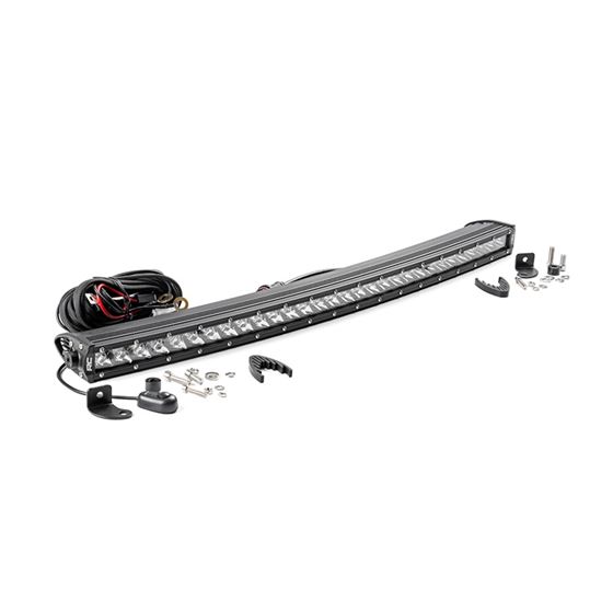 30 Inch Chrome Series LED Light Bar Curved Single Row (72730) 2