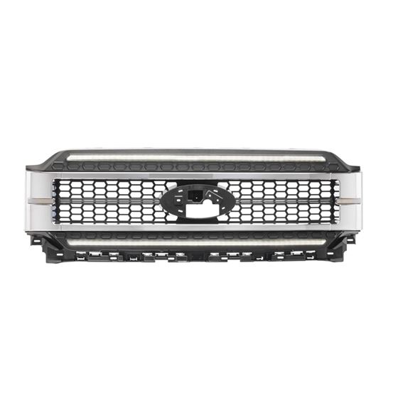 XBG LED Grille: Ford F150 (2021+) (Chrome Finish / White DRL) (XBG23) 2