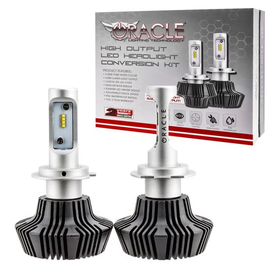 ORACLE H7 4000 Lumen LED Headlight Bulbs (Pair) 1