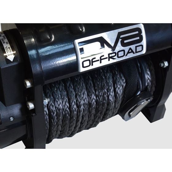 12000 LB Winch Black w Synthetic Line and Wireless Remote 4