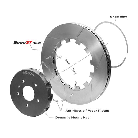 GT Rotor & Lug Drive Hat Assembly 2