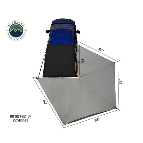 Nomadic LT 270 Awning and Wall 1 2 and Mounting Brackets - Passenger Side 2